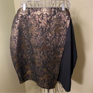 Lane Bryant Skirt size 24 black and gold